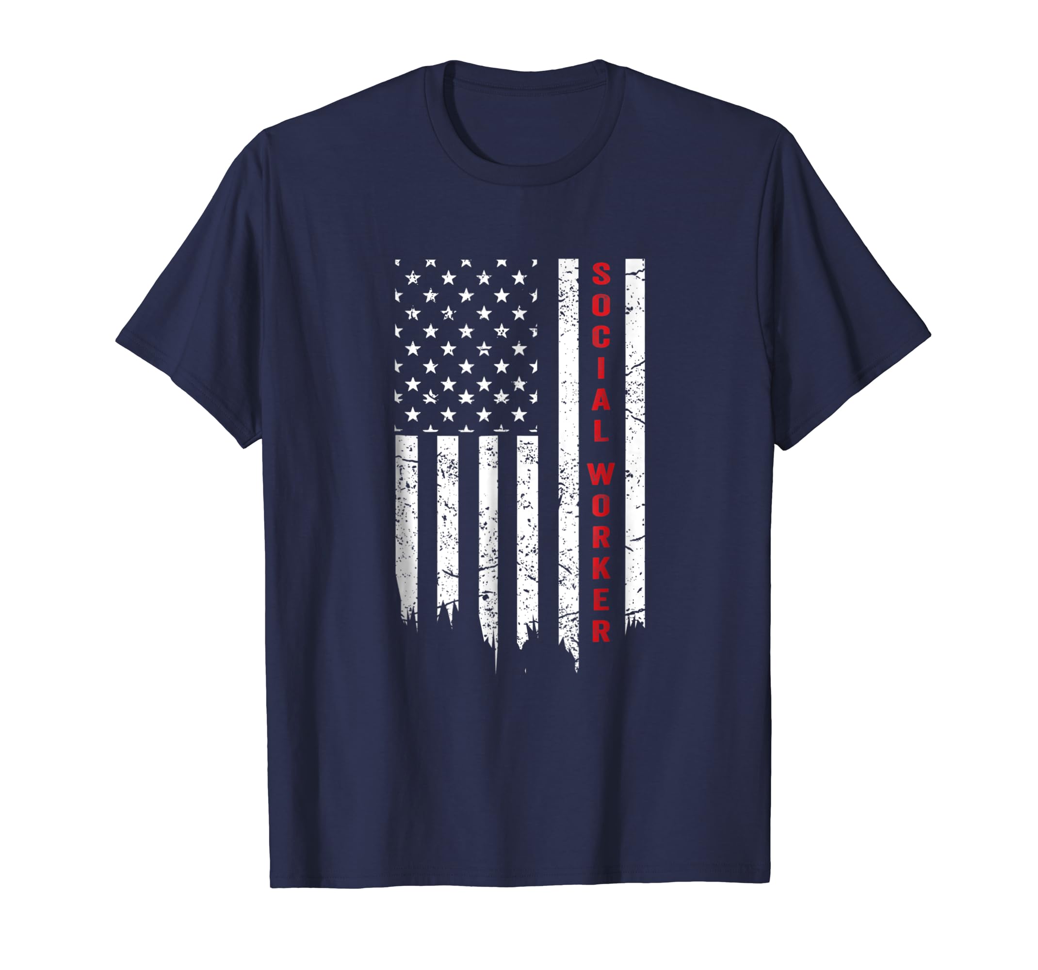 Usa Flag Social Worker T Shirt Usa Flag Social Worker T Shirt