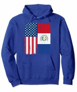 Usa Paraguay Flag Hoodie Usa Paraguay Flag Hoodie