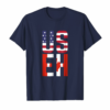 Useh America Canada Flag Funny American Canadian T Shirt