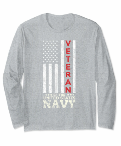 Veteran Of The United States Navy Military Long Sleeve Shirt Veteran Of The United States Navy Military Long Sleeve Shirt