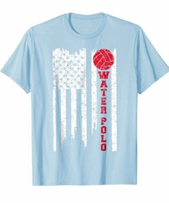 Vintage American Flag Water Polo T Shirt Vintage American Flag Water Polo T Shirt