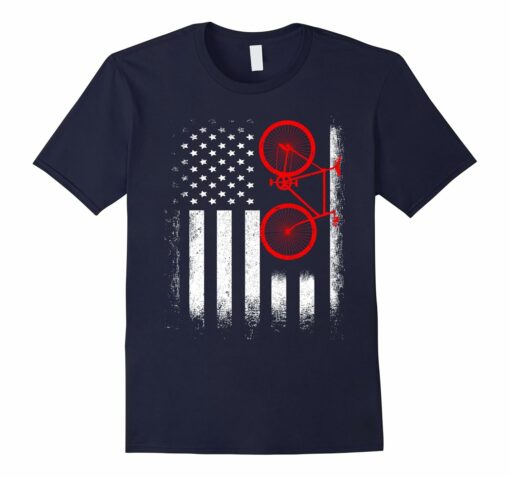 Vintage Cycling American Flag Bicycle