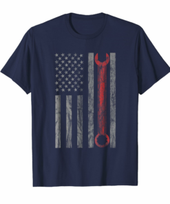 Vintage Distressed Mechanic Shirt Mechanic Usa Flag T Shirt Vintage Distressed Mechanic Shirt Mechanic Usa Flag T Shirt