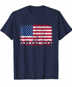 Vintage Grunge Maga Flag Shirt Vintage Grunge Maga Flag Shirt