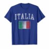 Vintage Italia Italian Flag Italy T Shirt