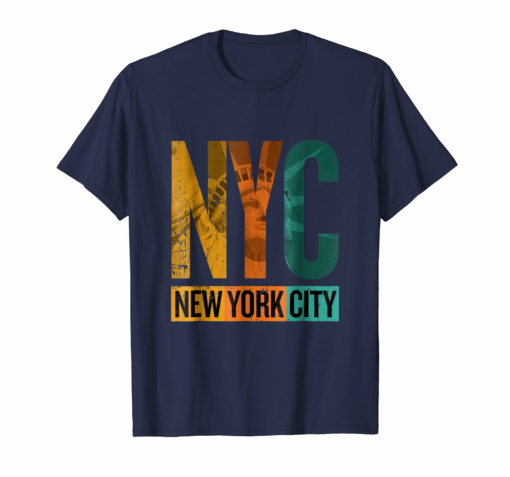 Vintage New York City Statue Of Liberty T Shirt Nyc