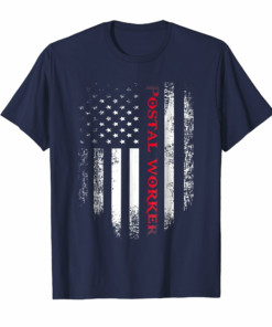 Vintage Usa Red White Postal Worker American Flag T Shirt Vintage Usa Red White Postal Worker American Flag T Shirt