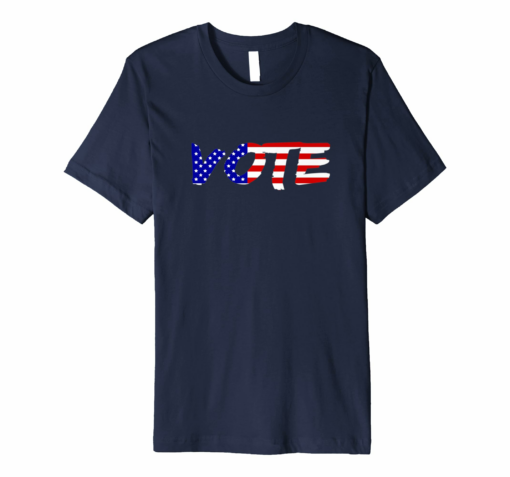 Vote Job Opportunities For All Americans America Flag Tshirt