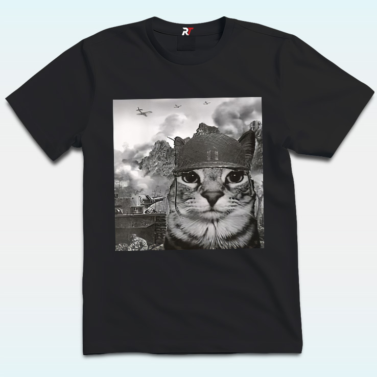 War Cat In The Battlefield Shirt War Cat In The Battlefield Shirt