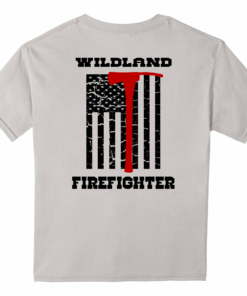 Wildland Firefighter Flag Pulaski Tshirt Wildland Firefighter Flag Pulaski Tshirt