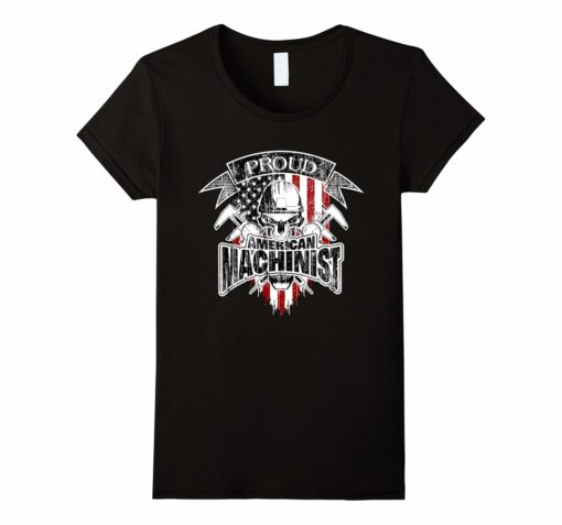 With American Flag T Shirt