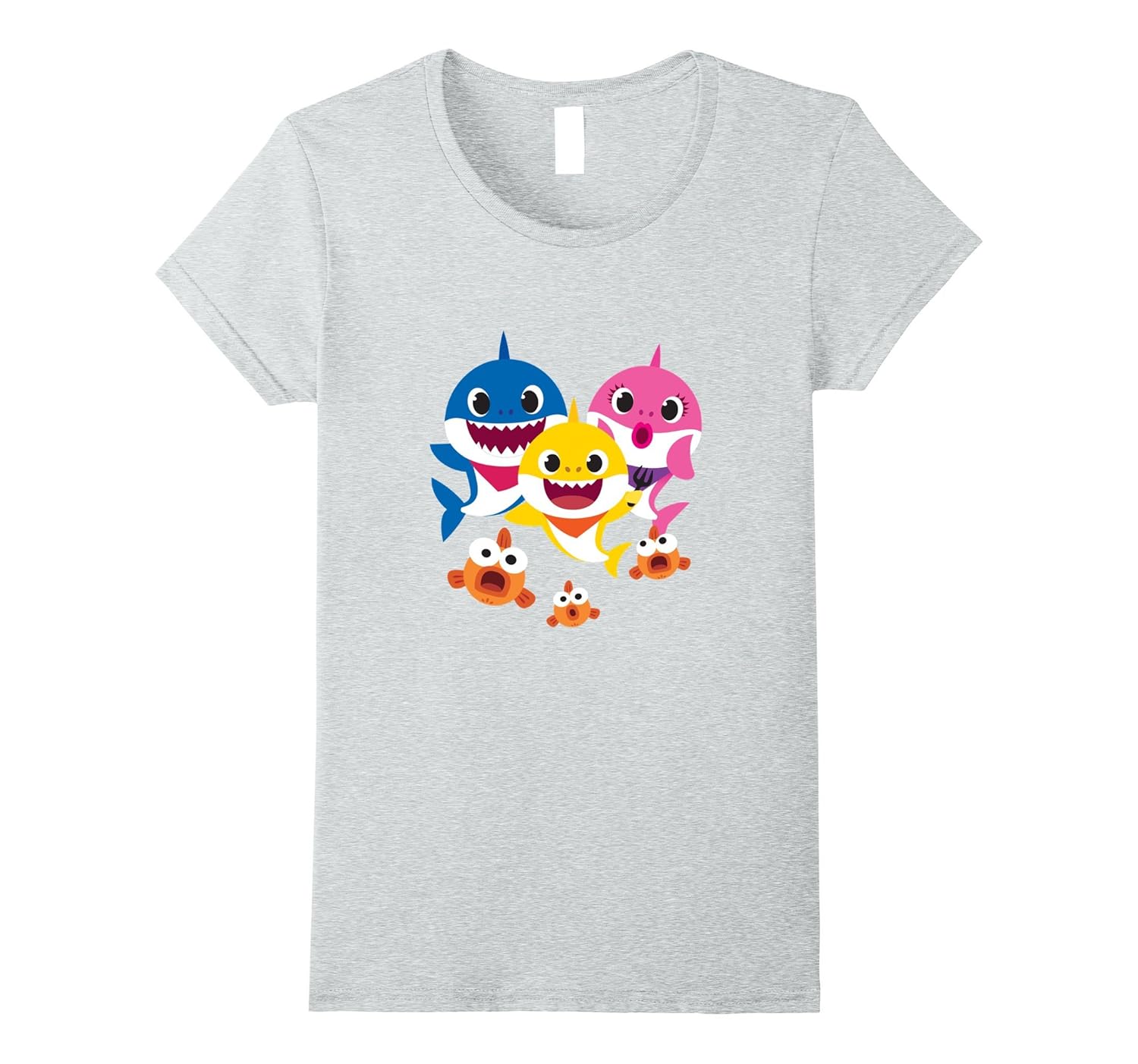 Womens Pinkfong Shark Family T Shirt Womens Pinkfong Shark Family T Shirt