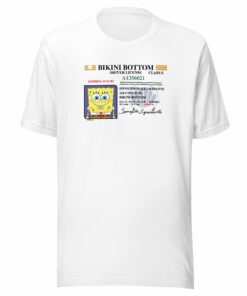 SpongeBob Driver’s License T-Shirt