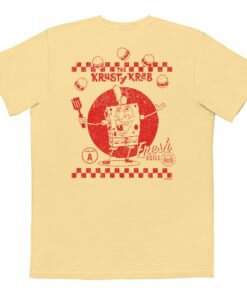 SpongeBob Krusty Krab Comfort Colors Pocket T-Shirt