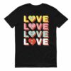 SpongeBob SquarePants Stacked Love Adult Short Sleeve T-Shirt