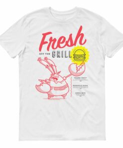 SpongeBob SquarePants The Krusty Krab Mr. Krabs Fresh Off the Grill  Adult Short Sleeve T-Shirt