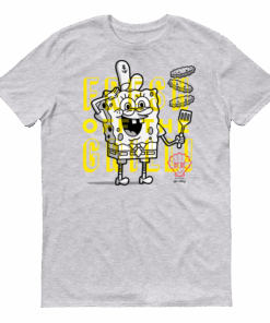 SpongeBob SquarePants The Krusty Krab SpongeBob Fresh Off the Grill Adult Short Sleeve T-Shirt