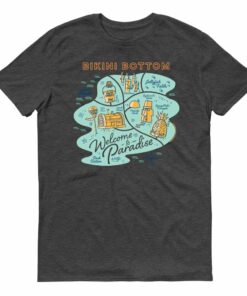 SpongeBob SquarePants Welcome to Paradise Adult Short Sleeve T-Shirt