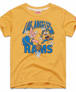 SpongeBob SquarePants and Patrick x LA Rams Youth Short Sleeve T-Shirt