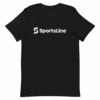 Sportsline Logo White Adult Short Sleeve T-Shirt