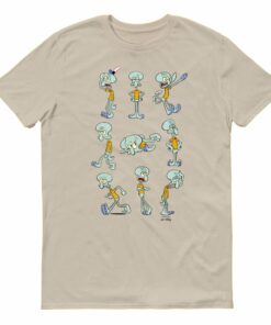 Squidward Feelin’ Moody Short Sleeve T-Shirt