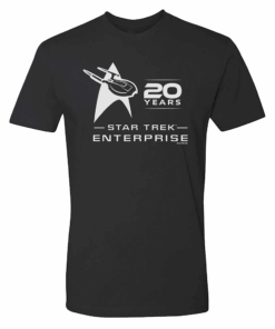 Star Trek Enterprise 20th Anniversary Adult Short Sleeve T-Shirt