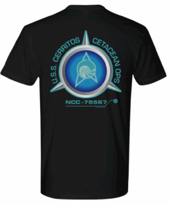 Star Trek Lower Decks Cetacean Ops Delta Logo Adult Short Sleeve T-Shirt