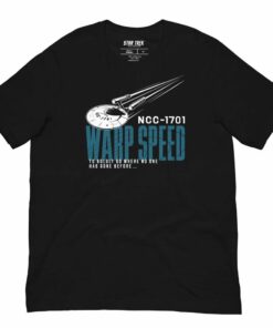 Star Trek NCC-1701 Warp Speed Unisex T-Shirt
