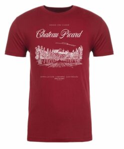 Star Trek Picard Chateau Picard Vineyard Logo Adult Short Sleeve T-Shirt