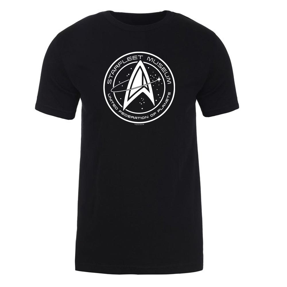 Star Trek Starfleet Museum Adult Short Sleeve T-Shirt Star Trek Starfleet Museum Adult Short Sleeve T-Shirt