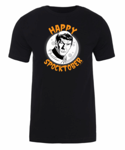 Star Trek The Original Series Happy Spocktober Adult Short Sleeve T-Shirt