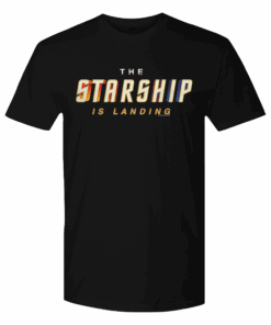 Star Trek The Starship Is Landing Adult Short Sleeve T-Shirt