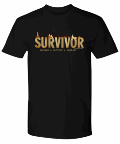 Survivor Flame Logo Adult Short Sleeve T-Shirt