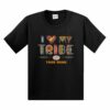 Survivor I Love My Tribe Mashup Personalized Kid’s Short Sleeve T-Shirt
