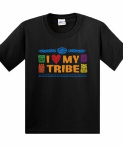 Survivor I Love My Tribe Personalized Kid’s Short Sleeve T-Shirt