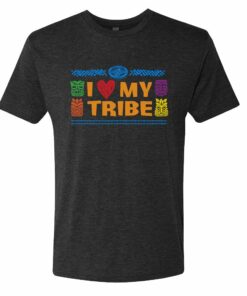 Survivor I Love My Tribe Personalized Men’s Tri-Blend T-Shirt
