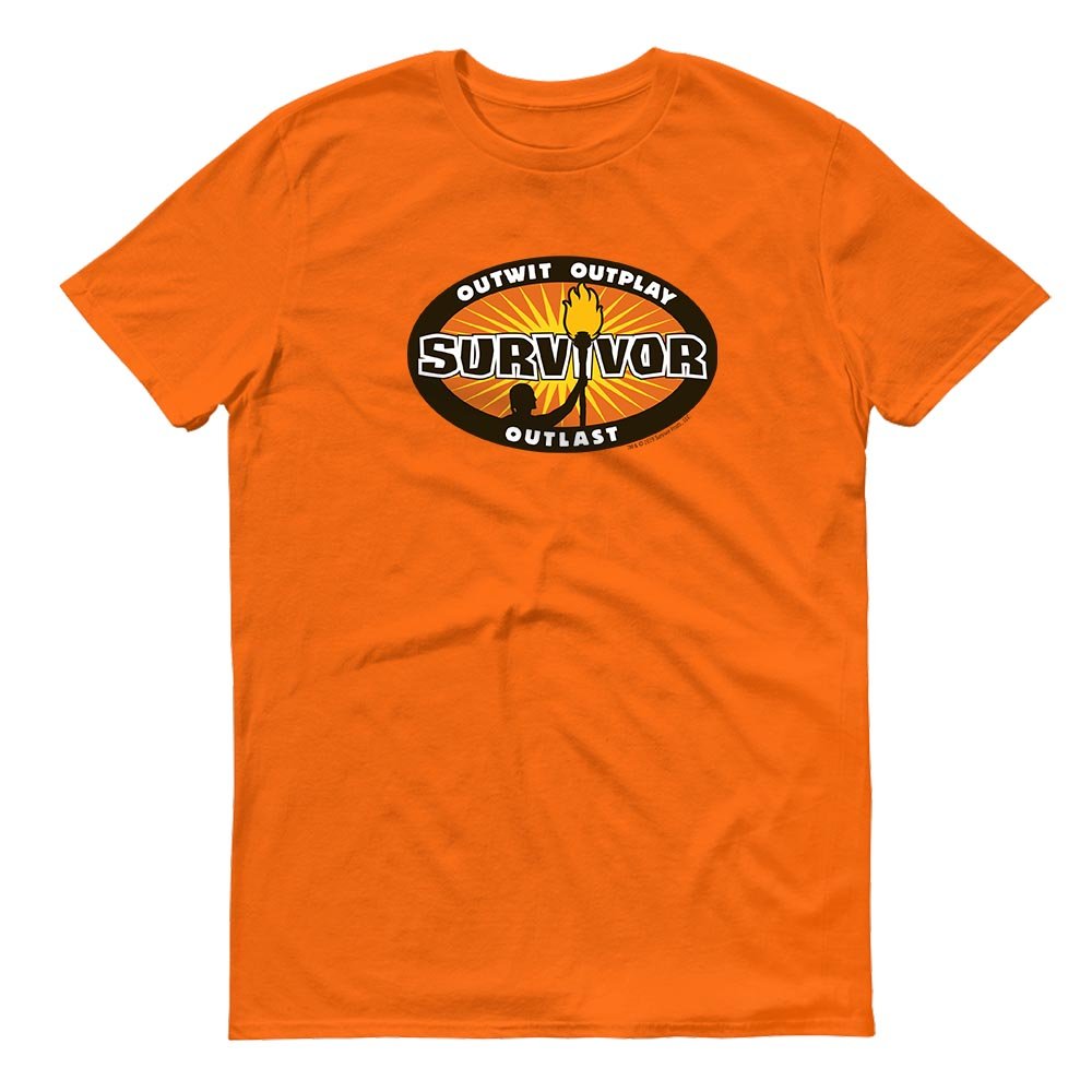 Survivor Outwit, Outplay, Outlast Logo Adult Short Sleeve T-Shirt Survivor Outwit, Outplay, Outlast Logo Adult Short Sleeve T-Shirt