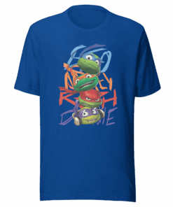 Teenage Mutant Ninja Turtles Mutant Mayhem Faces Adult Short Sleeve T-Shirt