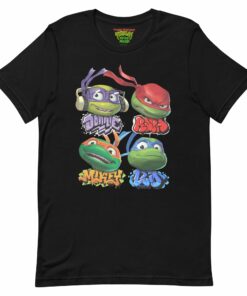 Teenage Mutant Ninja Turtles Mutant Mayhem Turtle Heads T-Shirt