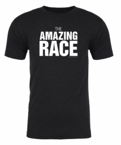 The Amazing Race One Color Logo Men’s Tri-Blend T-Shirt