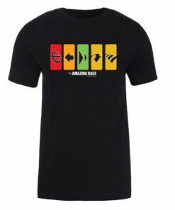 The Amazing Race Race Clues Adult Short Sleeve T-Shirt