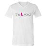 The L Word Logo Adult V-Neck T-Shirt