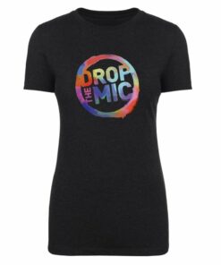 The Late Late Show with James Corden Drop the Mic Logo Women’s Tri-Blend T-Shirt