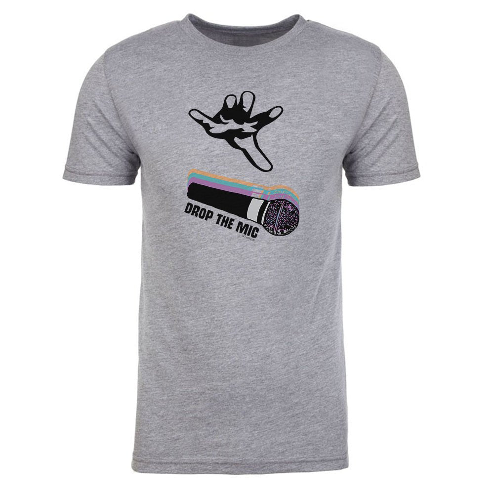 The Late Late Show with James Corden Mic Drop Men's Tri-Blend T-Shirt The Late Late Show with James Corden Mic Drop Men's Tri-Blend T-Shirt