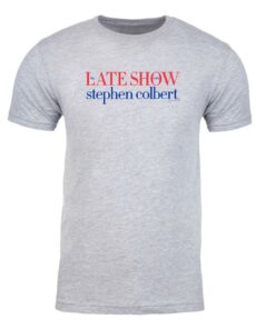 The Late Show with Stephen Colbert Logo Adult Short Sleeve T-Shirt