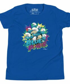 The Smurfs Movie Blue Power Kids Premium T-Shirt
