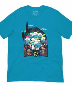 The Smurfs Movie Character Adult Short Sleeve T-Shirt