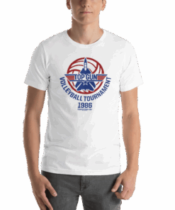 Top Gun Fighter Town USA 1986 Volleyball Tournament Unisex Premium T-Shirt