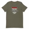 Top Gun Maverick Born To Fly Unisex Premium T-Shirt