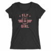 Top Gun Maverick Fly Like A Girl Women’s Tri-Blend Short Sleeve T-Shirt